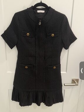 Sandro Joann Boucle Tweed Dress FR 36 US Size Small Brand New With Tags